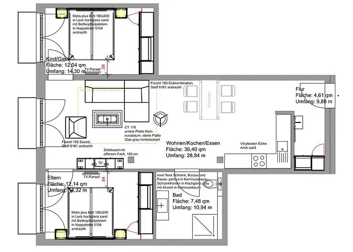 公寓 Wohnart - 7 Wohnmomente *
